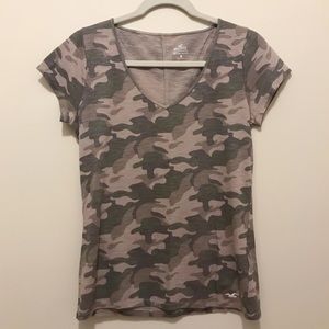 Camo V-Neck T-Shirt